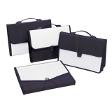 和兴盛 十二层银系双色包边松紧带风琴包F4302YJ A4