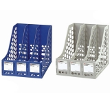 齐心 三格资料架 B2113