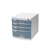 得力 8854 四层硬塑文件柜（带锁）