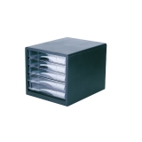 得力 9775 五层文件柜（无锁）