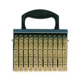 亚信 箱包专用11位转轮号码印 W-231