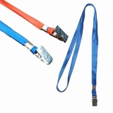 证件挂绳 工作证挂绳 1cm金丝绳扁平带夹证件带