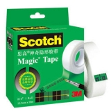 3M 思高神奇隐形胶带 手撕可书写胶带 810-1/2*25M