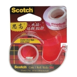 3M 思高CC1905D水晶易撕胶带连座 19mm×5m