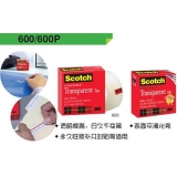 3M 思高 600P 3/4 专业透明胶带 19mm*33m