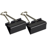 齐心B3605黑色长尾票夹 51mm 12个/纸盒