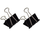 齐心B3606黑色长尾票夹 41mm 12个/纸盒