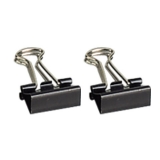 齐心B3610黑色长尾票夹 15mm 12个/纸盒