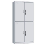 钢制办公资料柜 LB-W-019通体双节柜 带锁铁皮柜