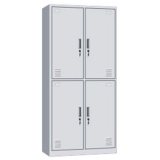 钢制更衣柜 LB-W-035四门更衣柜 带锁铁皮工衣柜