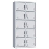 钢制更衣柜 LB-W-040十门更衣柜 带锁铁皮工衣柜