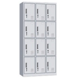 钢制更衣柜 LB-W-041十二门更衣柜 带锁铁皮工衣柜