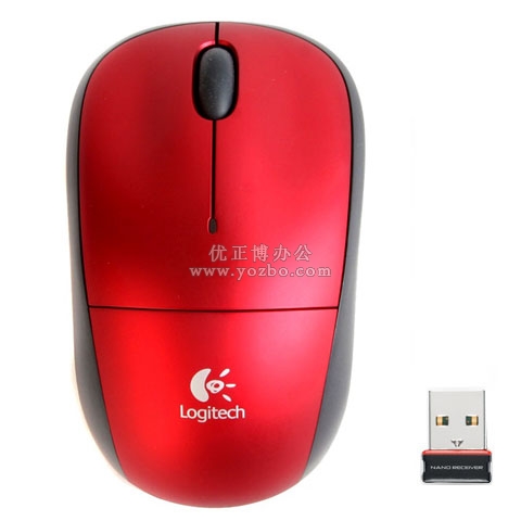 罗技(Logitech)M215 无线鼠标 红色