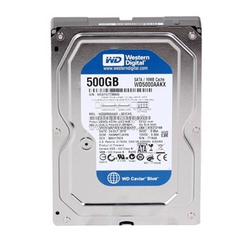 西部数据WD5000AAKX 500G 7200转16M 6Gb/s台式机硬盘