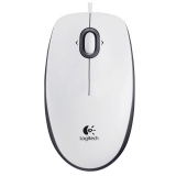 罗技（Logitech） 有线光电鼠标 M100白色