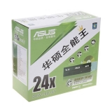 华硕 DRW-24D1ST 24速 串口 DVD刻录机（黑色）