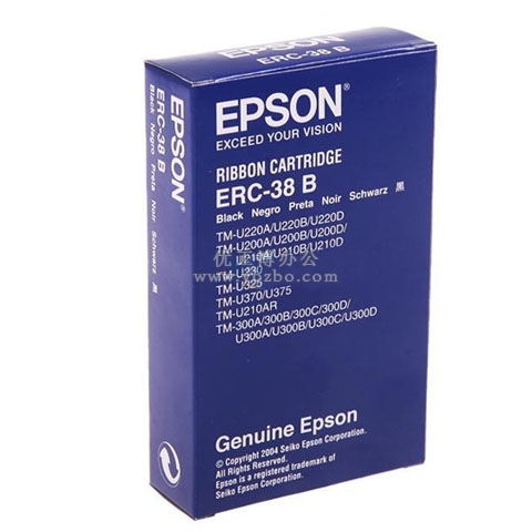 爱普生(Epson) ERC-38B色带 黑色 原装正品耗材