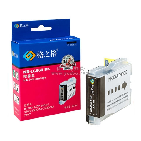 格之格 NB-LC960BK 黑色墨盒 兼容兄弟(Brother)