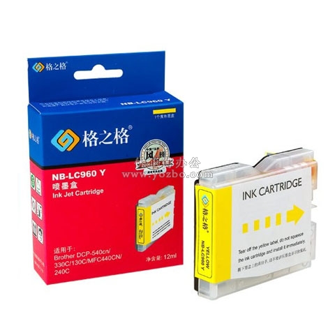 鏍间箣鏍 NB-LC960Y 榛勮壊澧ㄧ洅 鍏煎鍏勫紵锛圔rother锛