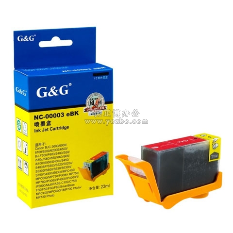 格之格 NC-00003eBK 黑色墨盒 兼容佳能(Canon)