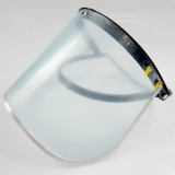防护防冲击面罩 PC防尘 面屏 配安全帽用 