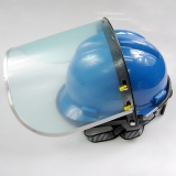 防护防冲击面罩 PC防尘 面屏 配安全帽用 