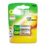 GP超霸充电电池(两粒装) 1800MA 5号 2粒/排