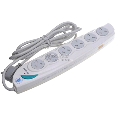 子弹头 2.8米6位安全型插座 适用世界多国插头 TS-316B