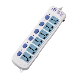 创雅插座排插 CY-9838六位3米 独控过载保护