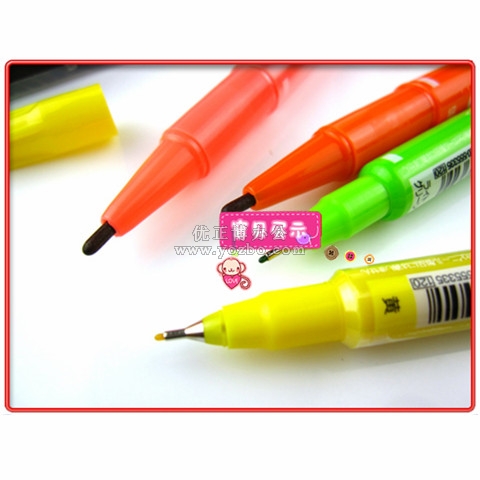 斑马12色小双头彩色油性记号笔 M0-120-MC