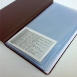 齐心名片册A1556 硬皮商务名片夹 180枚