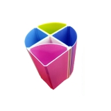 华杰H369多彩旋转变形笔筒 