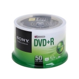 原装正品SONY 50片桶装DVD-R 4.7G