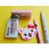 韩国花郎4B美术专用橡皮擦100A