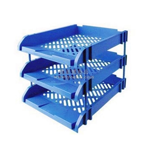 永得利 厚胶三层文件盘 813Y