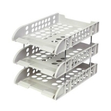 得力三层文件盘 文件架9217