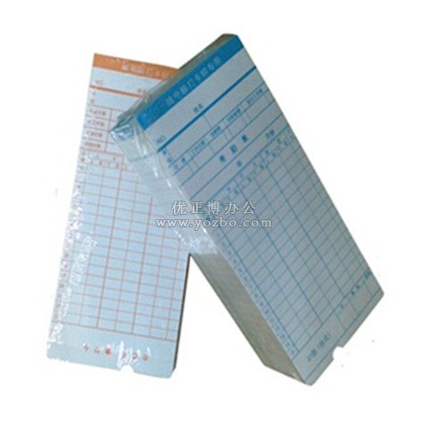 科密微电脑考勤卡 考勤纸 100张/包