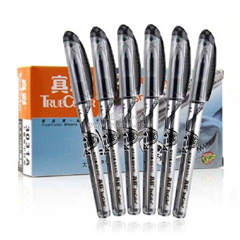 真彩3031A大鲨鱼中性笔 0.5mm 大容量