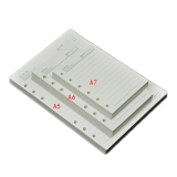 红缘 6孔活页芯 道林米黄色纸芯  100页