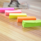 得力7154 荧光纸百事贴（五色装） 50×15mm