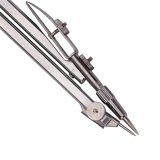 得力8601圆规 金属圆规 绘图圆规