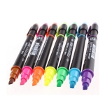 三菱荧光笔PUS-101T 粗细双头荧光笔