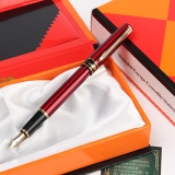 鳄鱼310钢笔 金夹黑飞梭铱金笔