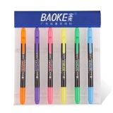 宝克荧光笔MP492 粗细双头荧光笔